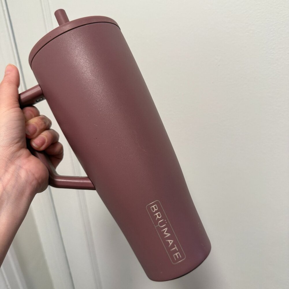 Brumate Era 40oz Rose Taupe straw tumbler - Picture 2 of 7